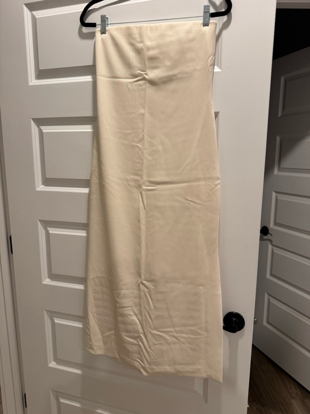Theory Cream Strapless Midi Dress - Picture 3 of 8